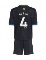 Manchester United Matthijs de Ligt #4 Kolmaspaita Lasten 2025-26 Lyhythihainen (+ shortsit)